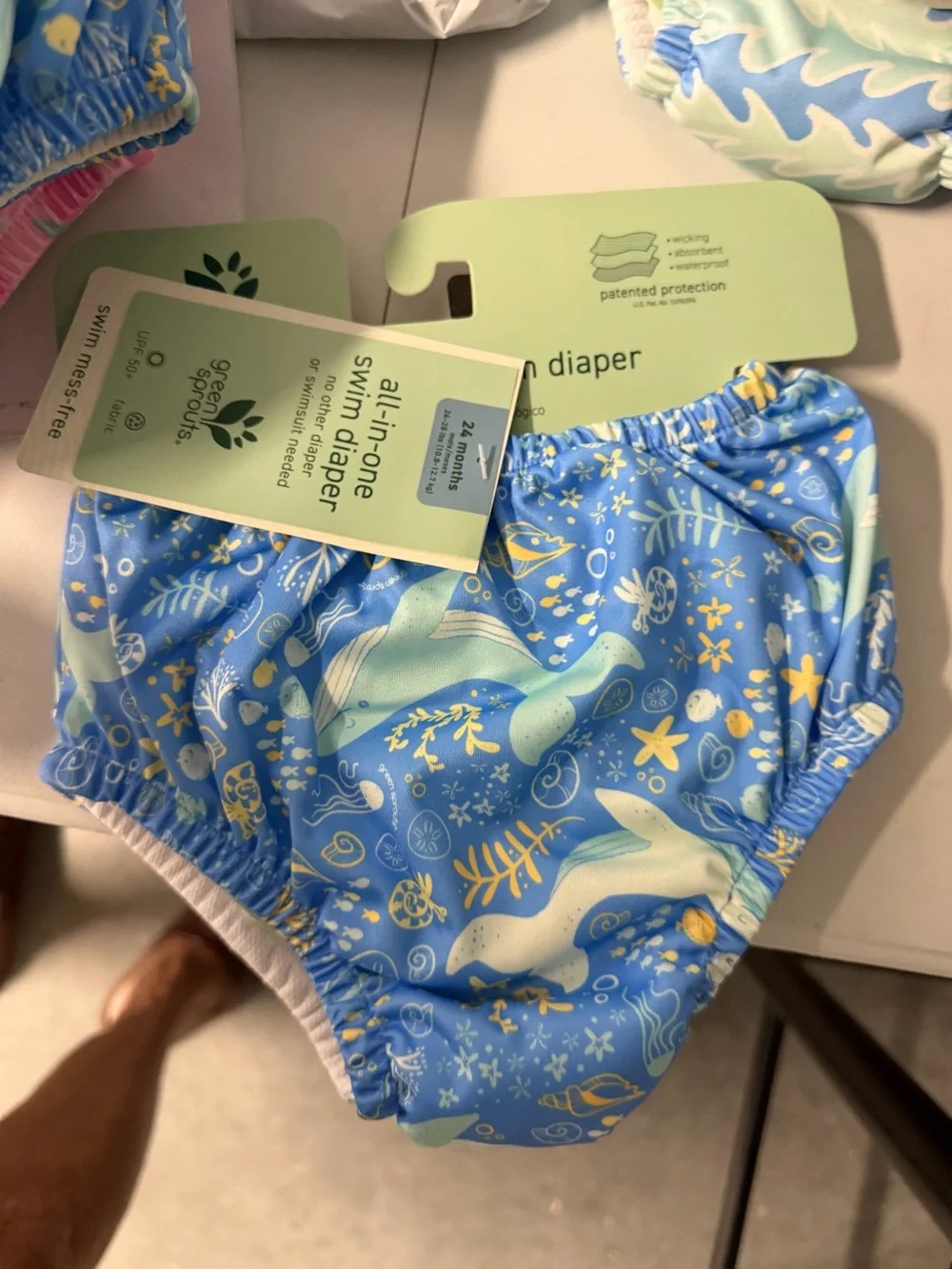 Reusable swim diaper size 24 months several colors new with tags
